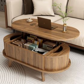 Fluted Lift Top Coffee Tables Fluted Lift Top Coffee Tables