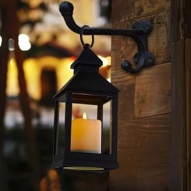 Vintage Black LED Lantern – Brushed Gold Vintage Black LED Lantern – Brushed Gold