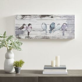 Perched Birds Wood Wall Panel Perched Birds Wood Wall Panel