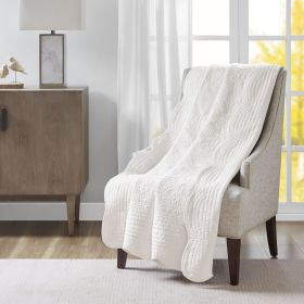 Scalloped Quilted Throw Scalloped Quilted Throw