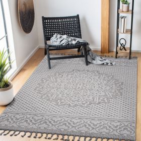 Gray Medallion Indoor/Outdoor Rug Gray Medallion Indoor/Outdoor Rug