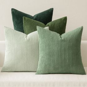 Sage Green Corduroy Pillow Covers – Set of 4 (18×18) Sage Green Corduroy Pillow Covers – Set of 4 (18×18)